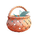 Palm leaf basket