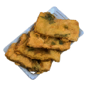 Food. Deep fried plantains stuffed with cheese.